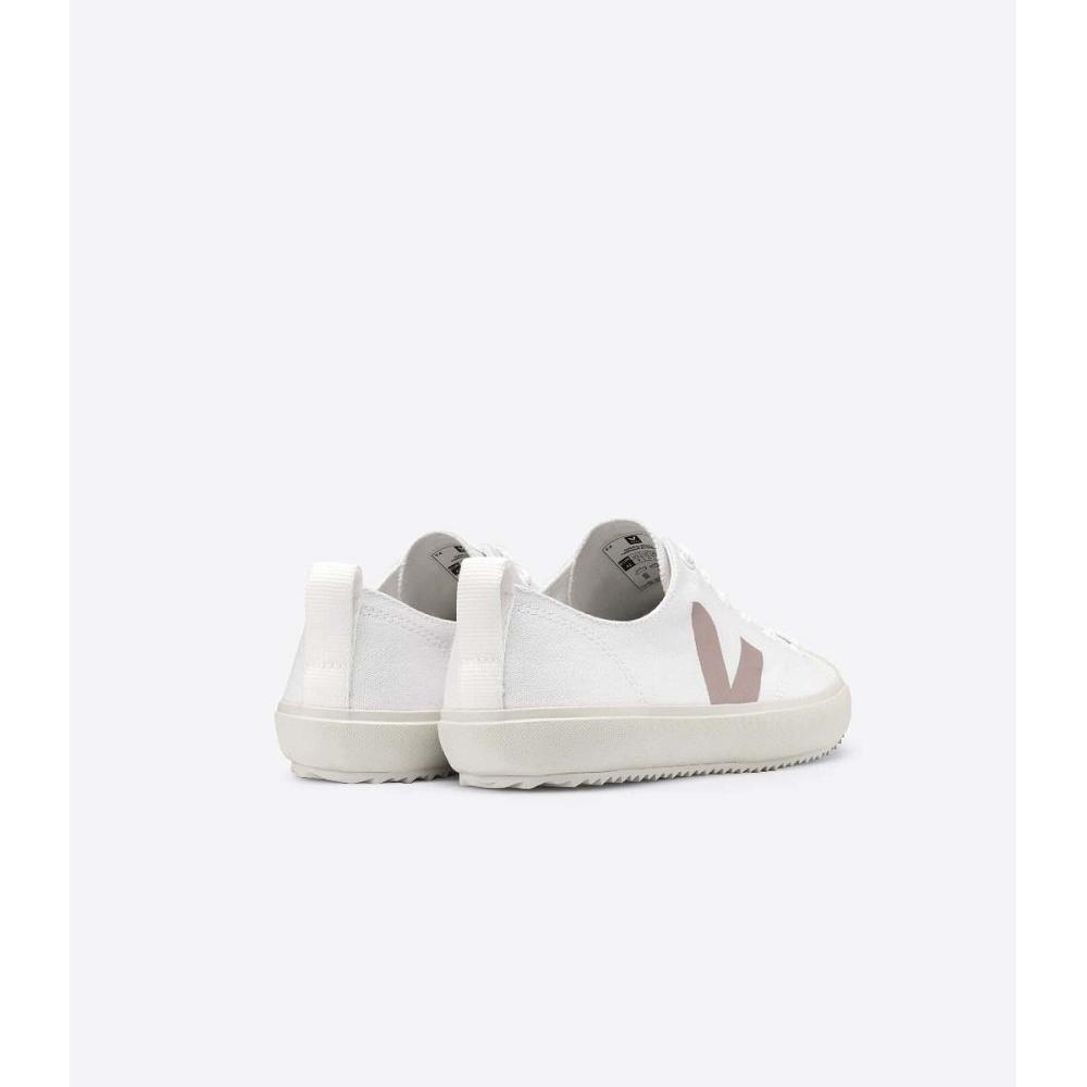 White Women's Veja NOVA CANVAS Shoes | AU 530EBC